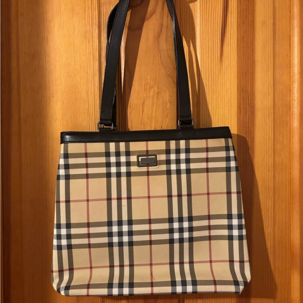 Vintage Y2K Burberry Tote Bag